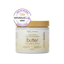 Load image into Gallery viewer, Eden Body Works Citrus Fusion Butter for Hair &amp; Body 16oz