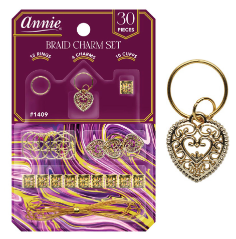 Annie Braid Charm Set, Heart