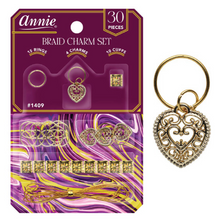 Load image into Gallery viewer, Annie Braid Charm Set, Heart