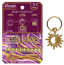 Load image into Gallery viewer, Annie Braid Charm Set, Sun &amp; Moon
