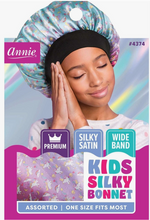 Load image into Gallery viewer, Annie Premium Kid&#39;s Silky Wide Edge Bonnet Dual Layer Asst