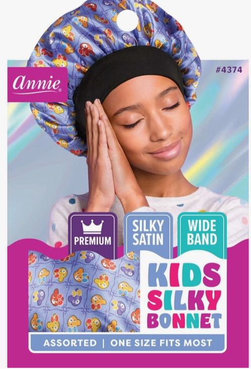 Annie Premium Kid's Silky Wide Edge Bonnet Dual Layer Asst