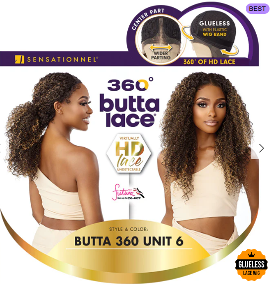 Sensationnel Butta Lace 360 Glueless HD Lace Front Wig - BUTTA 360 UNIT 6