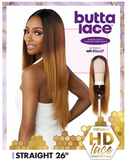 Sensationnel Human Hair Blend Butta Hd Lace Front Wig - Straight 26