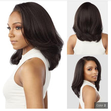 Load image into Gallery viewer, Sensationnel HD Lace Front Wig Curls Kinks N Co Glueless Kinky Edges 13X6 Kinky Layered Blow Out 14&quot;