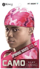 Load image into Gallery viewer, King J Camo Durag