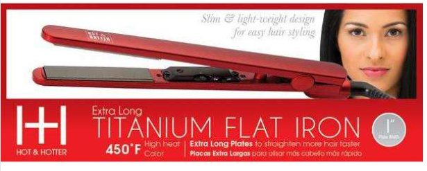 Hot & Hotter Titanium Flat Iron