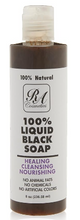 Load image into Gallery viewer, RA Cosmetics 100% Liquid Black Soap