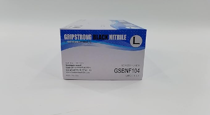 Sempermed Gripstrong Black Nitrile Gloves Medium