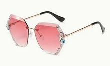 Load image into Gallery viewer, Luxury Rhinestone Rimless Fashion Sunglasses