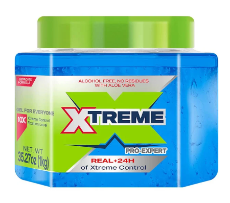 Xtreme Pro-Expert Blue Styling Hair Gel 35.27oz
