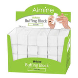 #5379 Annie Almine White Buffing Block Display Grit 240