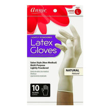 Load image into Gallery viewer, Annie Lightly Powdered Latex Gloves 10Pc (S Xl)   #3816 MEDIUM