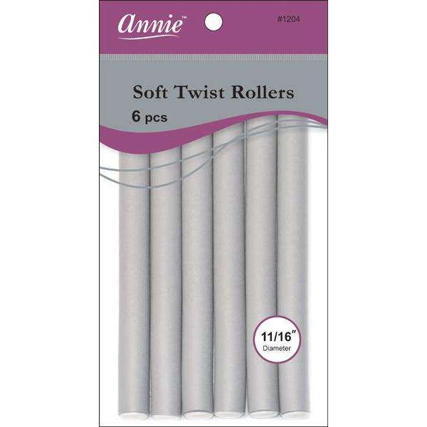 ANNIE 1209 10' SOFT TWIST ROLLER GRAY 6CT