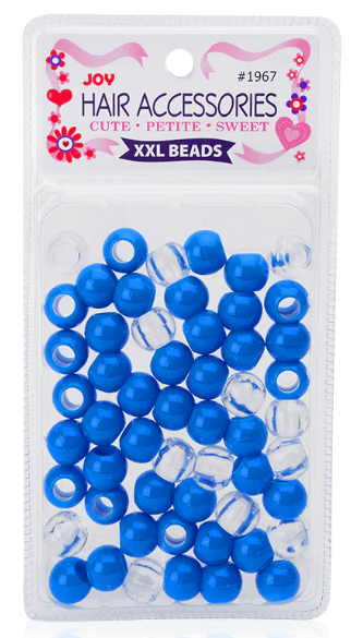 Joy Round Plastic Beads Xx-Large Blue