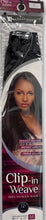 Load image into Gallery viewer, SENSATIONNEL 100% HUMAN HAIR YAKI CLIP IN WEAVE 14&quot;   1