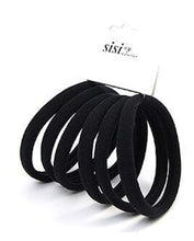 Load image into Gallery viewer, #EPT4011K LARGE SOFT BLACK STRETCHY HAIR TIE