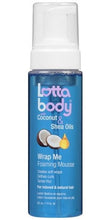 Load image into Gallery viewer, Lottabody Coconut &amp; shea Oils Wrap Me Foaming Mousse