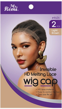 Load image into Gallery viewer, Ms. Remi HD Invisible Melting Wig Cap 2pc, Light Brown