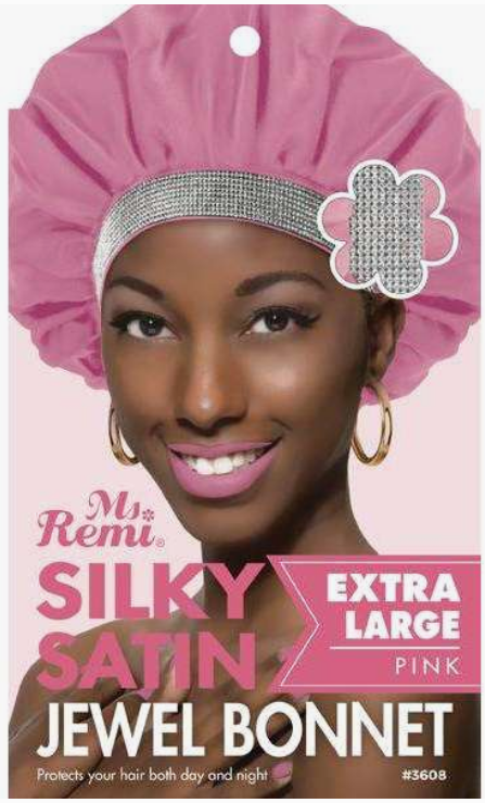 Ms. Remi Silky Satin Jewel Bonnet Xl Asst Color