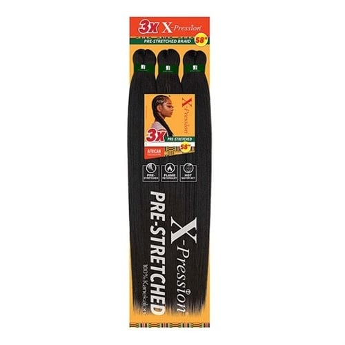 Sensationnel X Pression African Collection Pre Stretched Braid 3x 58″