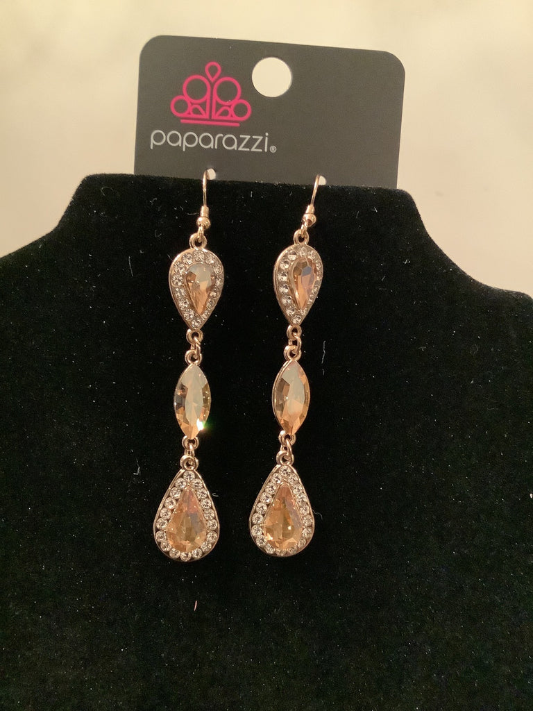 Paparazzi Test of Timeless Gold Earrings
