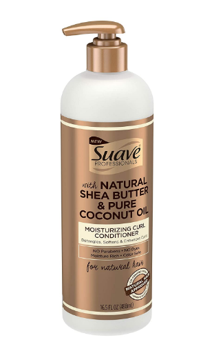 Suave with Natural Shea Butter & Pure Coconut Oil Curl Conditioner 16.5 Oz