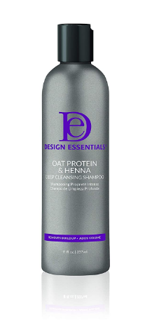 Design Essentials Oat Protein and Henna Deep Cleansing Shampoo, 8 Ounces