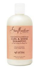Load image into Gallery viewer, SHEA MOISTURE HAIR COCONUT &amp; HIBISCUS CURL SHAMPOO 13 OZ