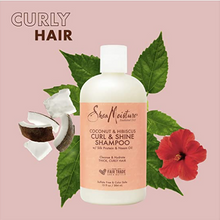 Load image into Gallery viewer, SHEA MOISTURE HAIR COCONUT &amp; HIBISCUS CURL SHAMPOO 13 OZ