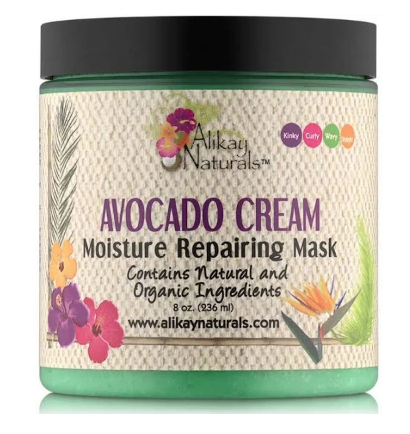 Alikay Naturals Avocado Cream Moisture Repairing Mask 8oz