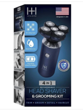Load image into Gallery viewer, Hot &amp; Hotter 4 in 1 Head Shaver &amp; Grooming Kit