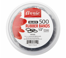 Load image into Gallery viewer, Annie Black 500 Rubber Bands