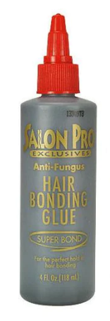 Salon pro Hair bonding glue (super bond) Black, 4 oz