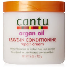 Load image into Gallery viewer, Cantu Argan Oil Leave In Conditioning Repair Cream   16 oz