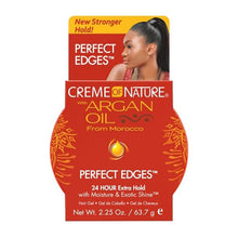 Load image into Gallery viewer, Creme of Nature Argan Oil Perfect Edges 24 Hour Extra Hold 2.25oz