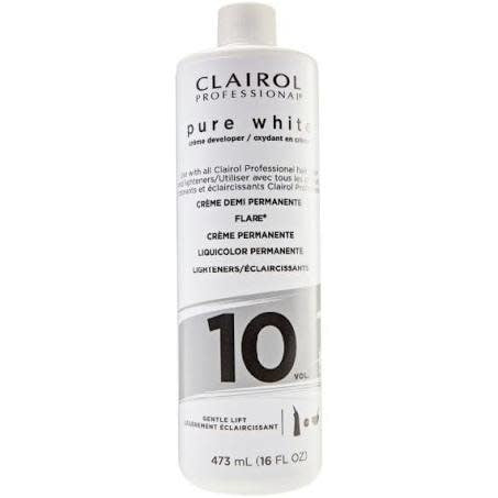 Clairol pure white, lighteners 10 vol. 16 oz