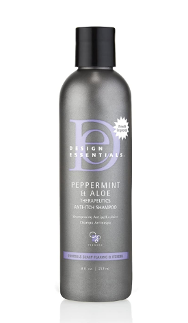 Design Essentials Peppermint & Aloe Therapeutics Anti Itch Shampoo For Instant Scalp and Dandruff Relief