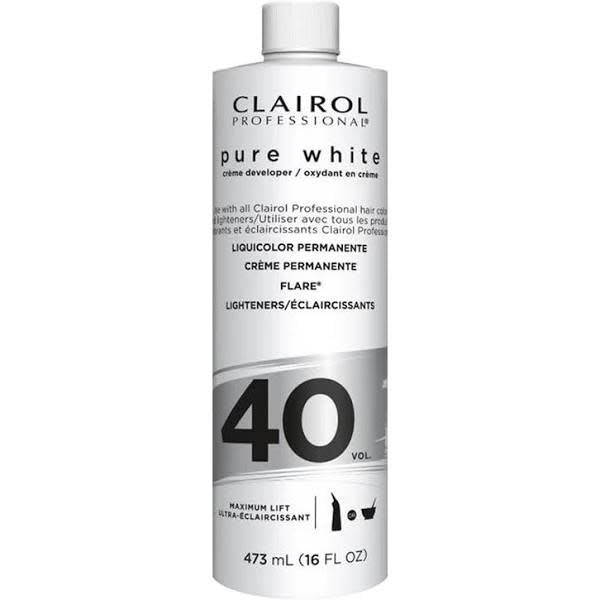 Clairol pure white, lighteners 40 vol. 16 oz