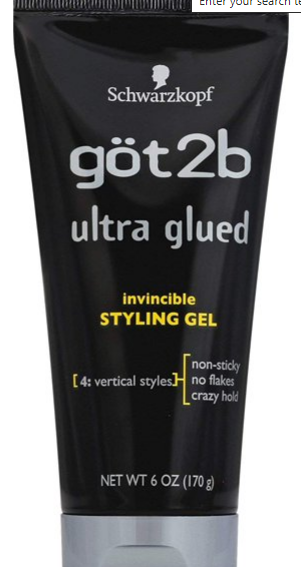Schwarzkopf Got2b glued Ultra Glued Invisible Styling Gel 6oz