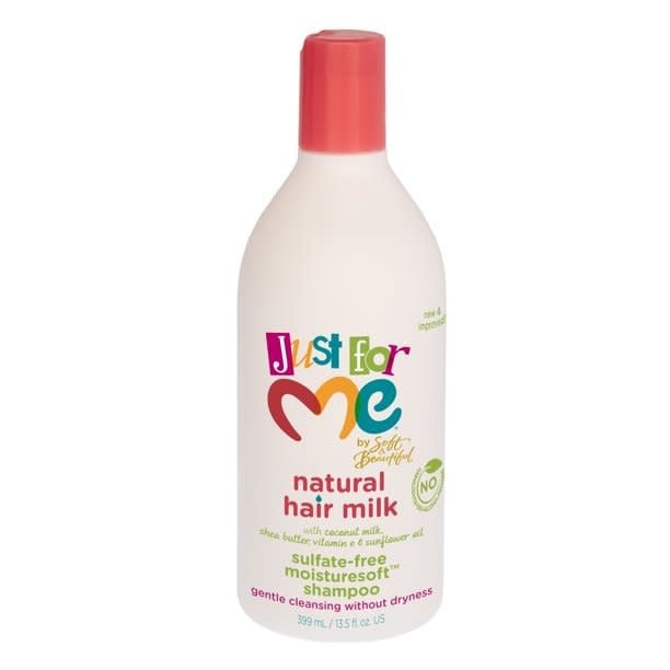 Just For Me Natural Hair Milk Sulfate Free Moisturesoft Shampoo