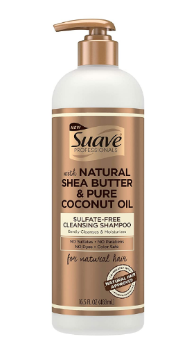 Suave Professionals with Natural Shea Butter & Pure Coconut Oil  Cleansing Shampoo