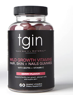 tgin Miracle RepaiRx Wild Growth Vitamins, Hair, Skin + Nails Gummies   60 Count   Repair   Restore   Hair Growth