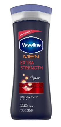 Vaseline Men Extra Strength Body & Face Lotion
