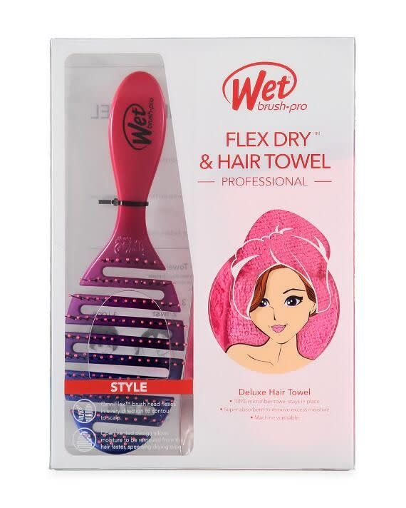 Wet Brush Pro Flex Dry & Hair Towel